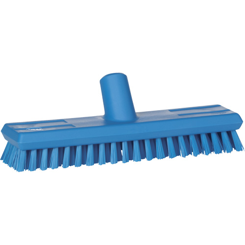 Water-Fed Deck Scrub Brush, X-Coarse Bristles, 10-3/4", Polyester, Blue PB Rental Co. Ltd.