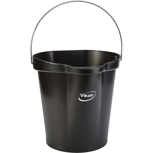 Seau pour l'hygi&egrave;ne des aliments, Noir, 3 gal. US PB Rental Co. Ltd.