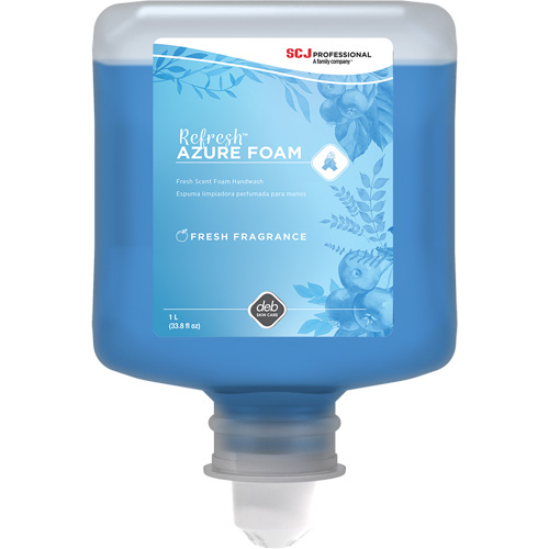 Savon &agrave; mains Refresh Azure, Mousse, 1 L, Parfum&eacute; PB Rental Co. Ltd.