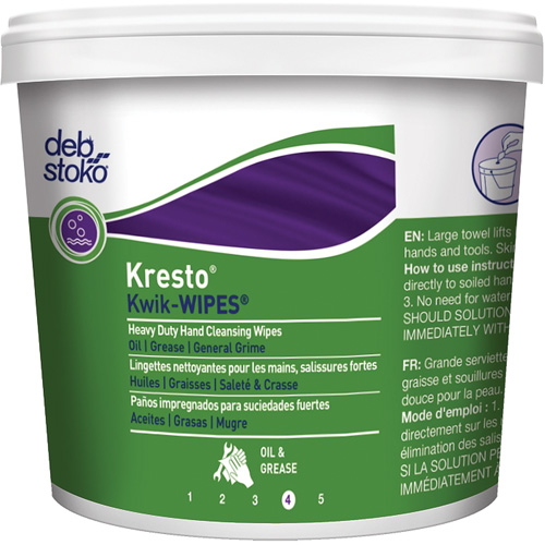Kresto&reg; Kwik-Wipes&reg; Wipes, 130 Wipes, 12" x 10" PB Rental Co. Ltd.