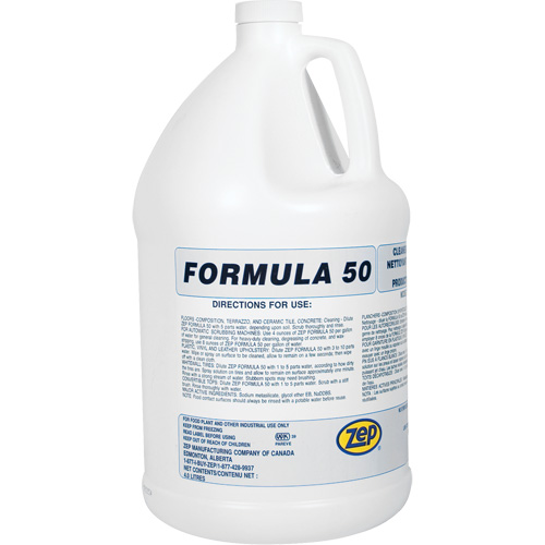 Formula 50 Heavy-Duty Alkaline Cleaner, 4 L, Jug PB Rental Co. Ltd.