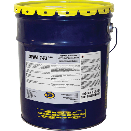 D&eacute;graissant pour laveuse de pi&egrave;ces & nettoyant de r&eacute;servoir froid Dyna 143, Seau PB Rental Co. Ltd.