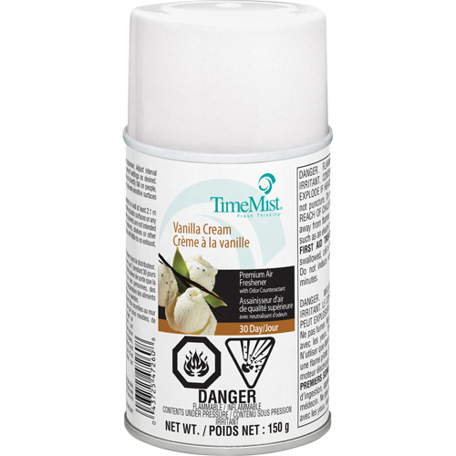TimeMist&reg; Industrial Strength Air Freshener, Vanilla Cream, Aerosol Can/Cartridge PB Rental Co. Ltd.
