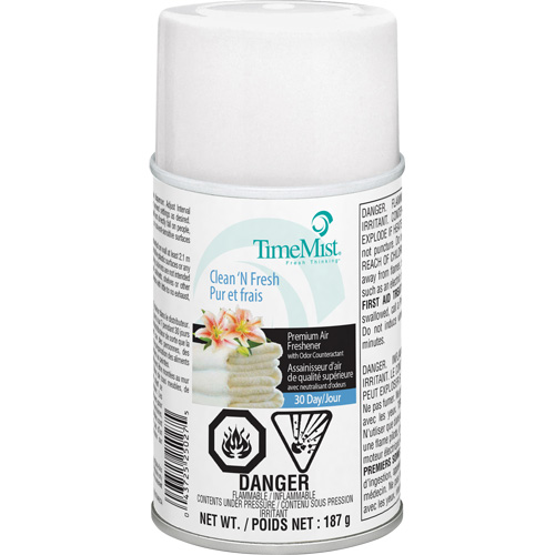TimeMist&reg; Industrial Strength Air Freshener, Clean & Fresh, Aerosol Can/Cartridge PB Rental Co. Ltd.