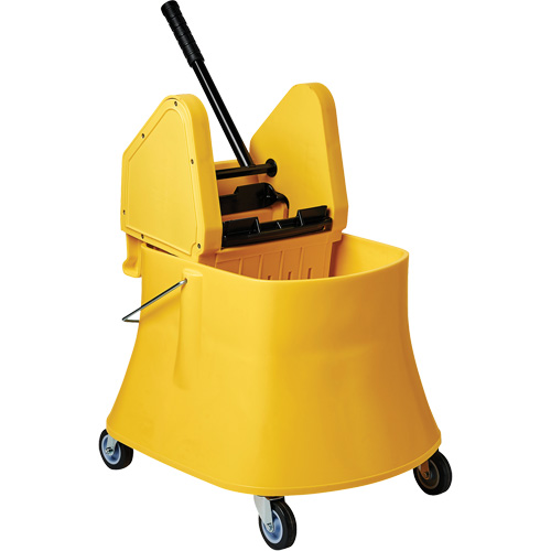 Champ Bucket & Wringer Combo, Down Press, 7.5 US Gal. (30 Quarts), Yellow PB Rental Co. Ltd.