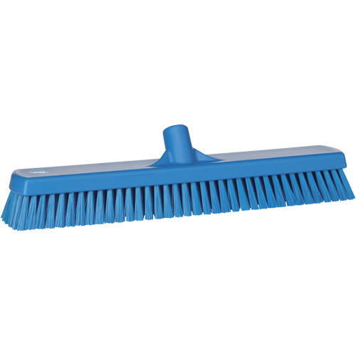 Brosse &agrave; r&eacute;curer pour planchers et murs, Crins Ferme, 19", Polyester, Bleu PB Rental Co. Ltd.