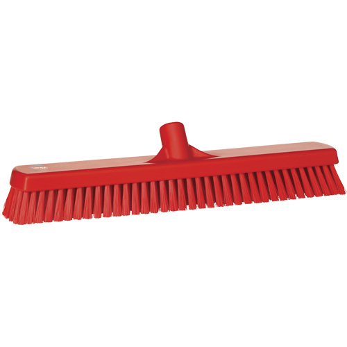 Deck & Wall Scrub Brush, Stiff Bristles, 19", Polyester, Red PB Rental Co. Ltd.