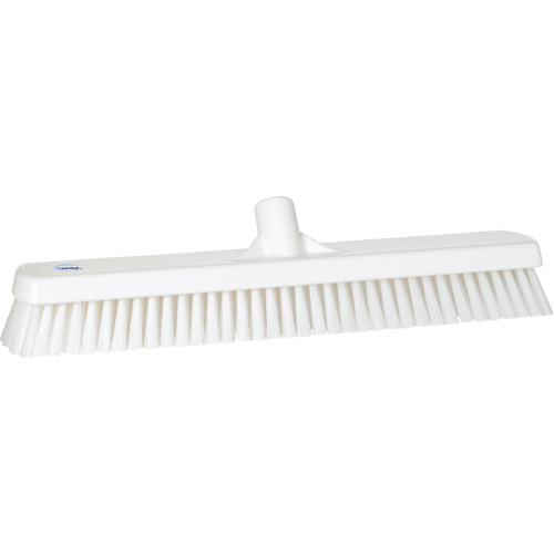 Brosse &agrave; r&eacute;curer pour planchers et murs, Crins Ferme, 19", Polyester, Blanc PB Rental Co. Ltd.
