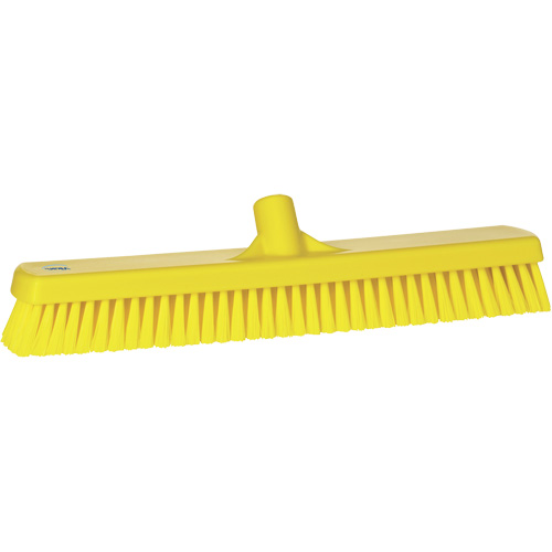 Brosse &agrave; r&eacute;curer pour planchers et murs, Crins Ferme, 19", Polyester, Jaune PB Rental Co. Ltd.