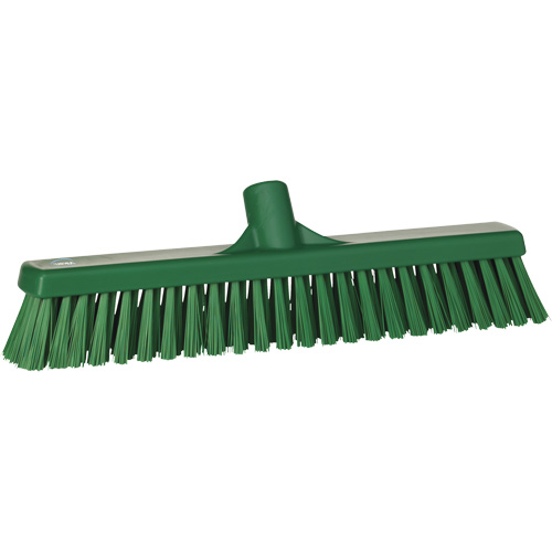 T&ecirc;te de balai-brosse &agrave; soies combin&eacute;es, Crins Cors&eacute;/Fin, 16-1/2", Polyester, Vert PB Rental Co. Ltd.