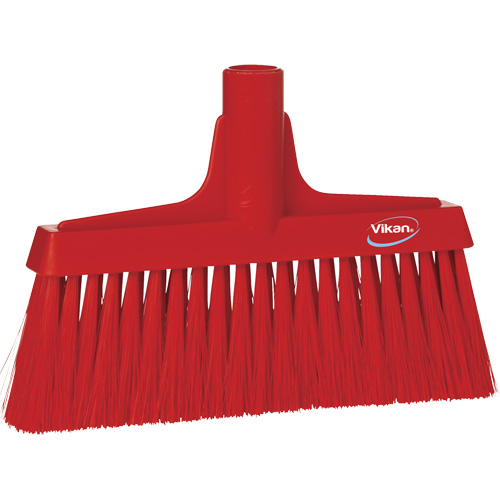 Upright Broom Head, Coarse/Fine Bristles, 10-1/4", Polyester, Red PB Rental Co. Ltd.