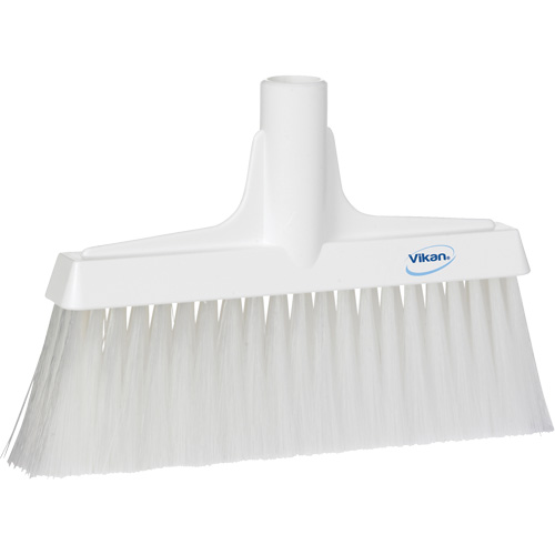 Upright Broom Head, Coarse/Fine Bristles, 10-1/4", Polyester, White PB Rental Co. Ltd.