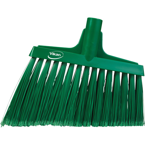 Angled Broom Head, Split Bristles, 11-1/2", Polyester, Green PB Rental Co. Ltd.