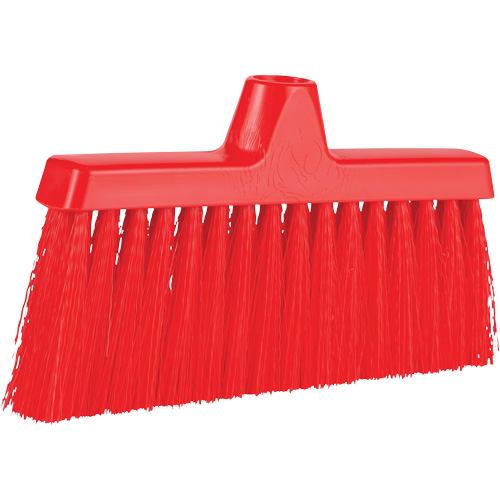 Balai oblique ColorCore, Crins Moyen, 10", Polypropyl&egrave;ne, Rouge PB Rental Co. Ltd.