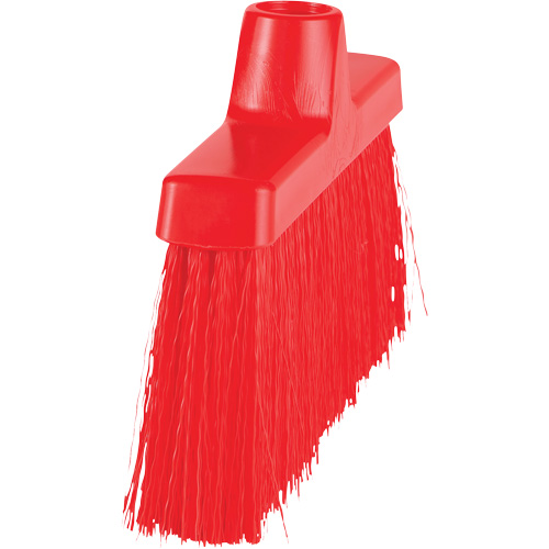 Balai oblique ColorCore, Crins Moyen, 10", Polypropyl&egrave;ne, Rouge PB Rental Co. Ltd.