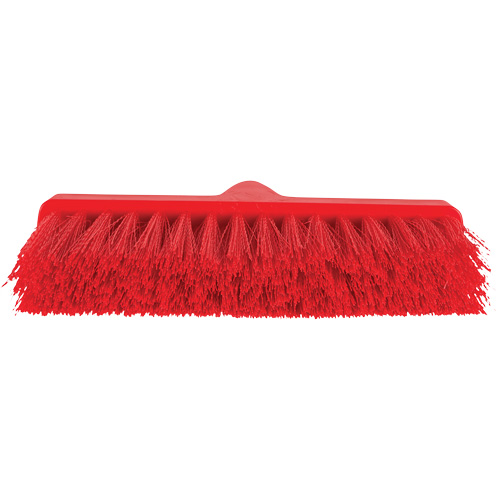 Balai oblique ColorCore, Crins Moyen, 10", Polypropyl&egrave;ne, Rouge PB Rental Co. Ltd.