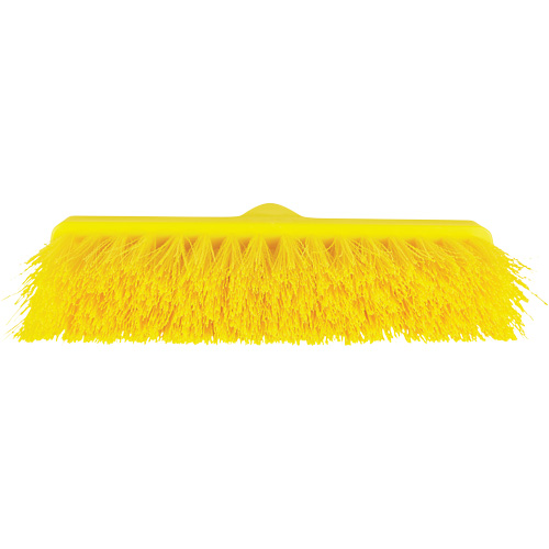 ColorCore Angle Head Broom, Medium Bristles, 10", Polypropylene, Yellow PB Rental Co. Ltd.