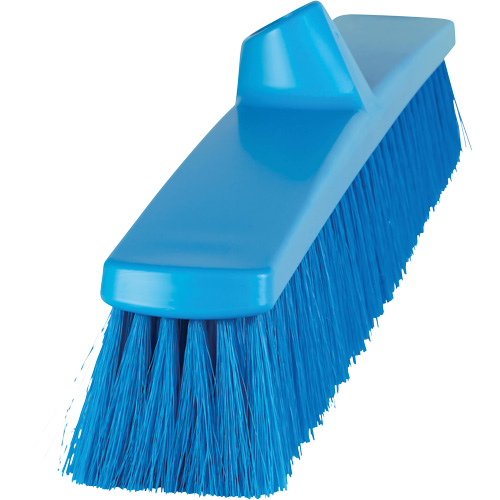 ColorCore Push Broom, Fine Bristles, 24", Polypropylene, Blue PB Rental Co. Ltd.