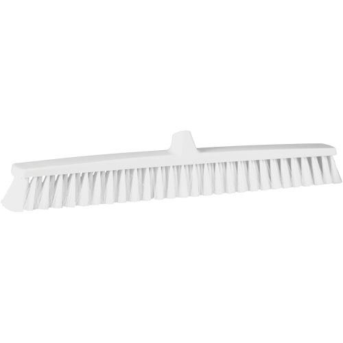 ColorCore Push Broom, Fine Bristles, 24", Polypropylene, White PB Rental Co. Ltd.