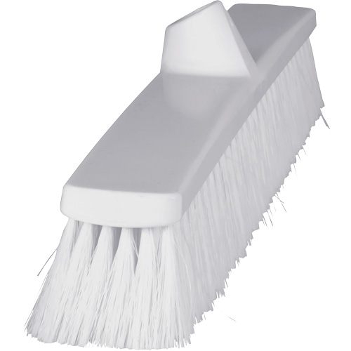 ColorCore Push Broom, Fine Bristles, 24", Polypropylene, White PB Rental Co. Ltd.