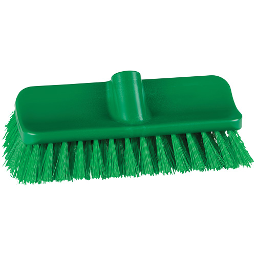Brosse &agrave; angle double ColorCore pour surfaces hautes et basses, Soies Ferme, Longueur de 10", Vert PB Rental Co. Ltd.