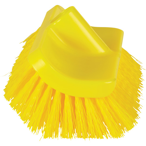 Brosse &agrave; angle double ColorCore pour surfaces hautes et basses, Soies Ferme, Longueur de 10", Jaune PB Rental Co. Ltd.