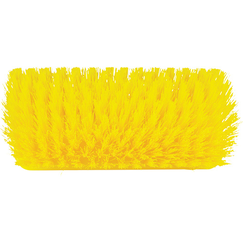 Brosse &agrave; angle double ColorCore pour surfaces hautes et basses, Soies Ferme, Longueur de 10", Jaune PB Rental Co. Ltd.
