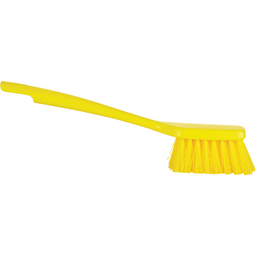 ColorCore Short Handle Brush, Stiff Bristles, 12" Long, Yellow PB Rental Co. Ltd.