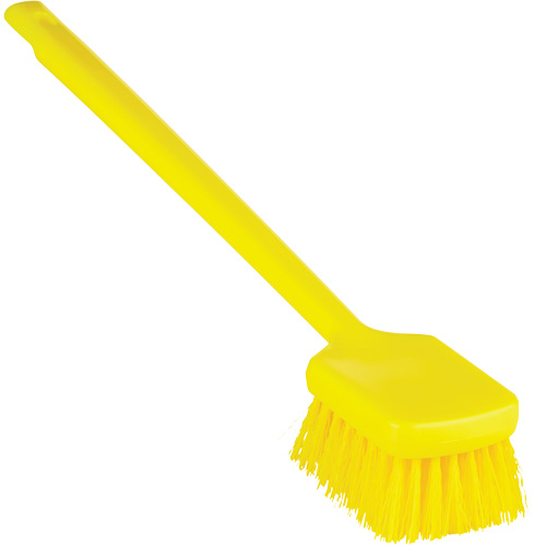 ColorCore Long Handle Brush, Stiff Bristles, 20" Long, Yellow PB Rental Co. Ltd.