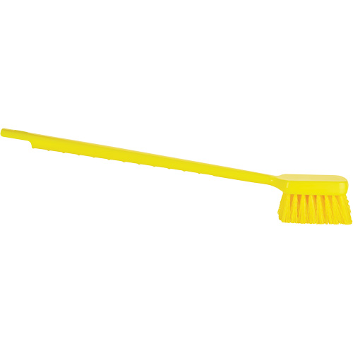 ColorCore Long Handle Brush, Stiff Bristles, 20" Long, Yellow PB Rental Co. Ltd.