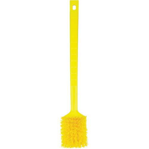 ColorCore Long Handle Brush, Stiff Bristles, 20" Long, Yellow PB Rental Co. Ltd.