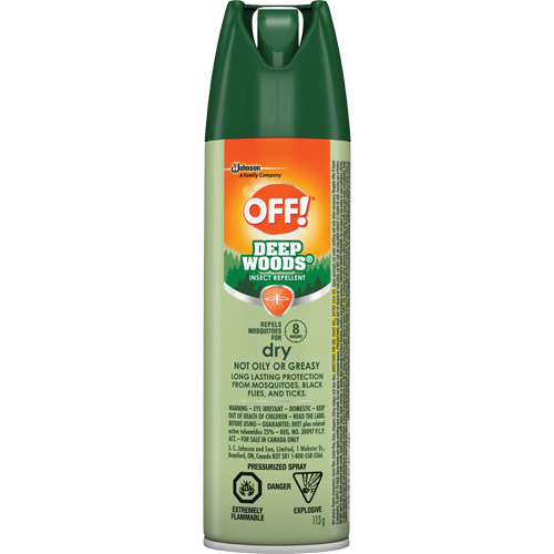 Insectifuge Off! R&eacute;gions sauvages, DEET &agrave; 25 %, A&eacute;rosol, 113 g PB Rental Co. Ltd.