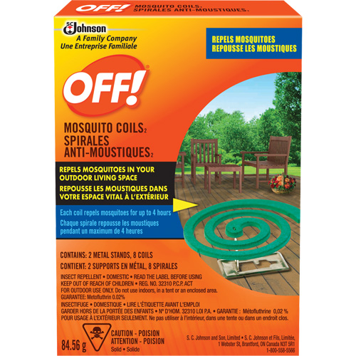 OFF! Mosquito Repellent Coils, DEET Free, Coil, 84.56 g PB Rental Co. Ltd.