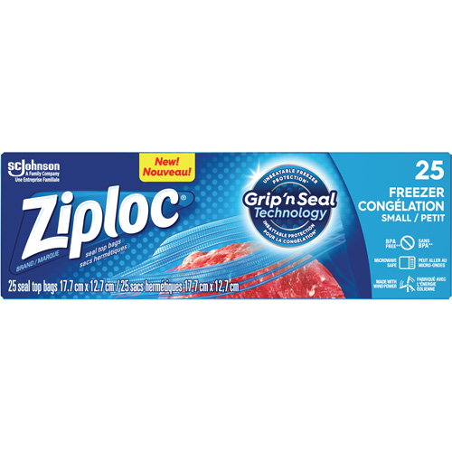 Sacs de cong&eacute;lation Ziploc PB Rental Co. Ltd.