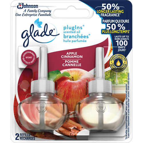 Recharge Glade Branch&eacute;es huile parfum&eacute;e, Pomme cannelle, Cartouche PB Rental Co. Ltd.