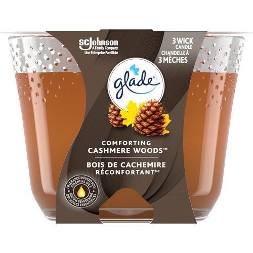 Glade&reg; 3-Wick Candle, Cashmere Woods&reg; PB Rental Co. Ltd.