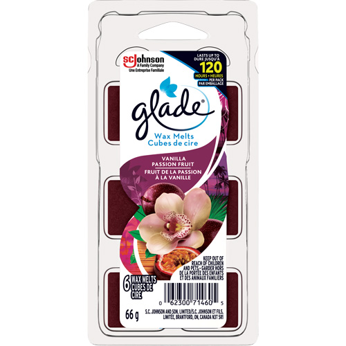 Cubes de cire parfum&eacute;e Glade, Fruit de la passion &agrave; la vanille PB Rental Co. Ltd.