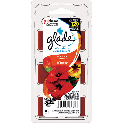 Cubes de cire parfum&eacute;e Glade, Brise exotique PB Rental Co. Ltd.