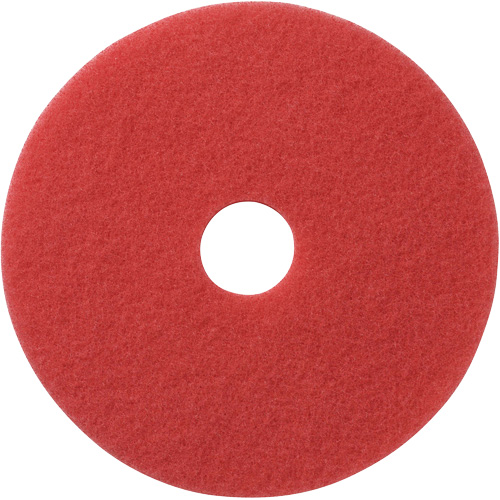 Tampons &agrave; lustrer pour planchers, 12", Lustrage, Rouge PB Rental Co. Ltd.