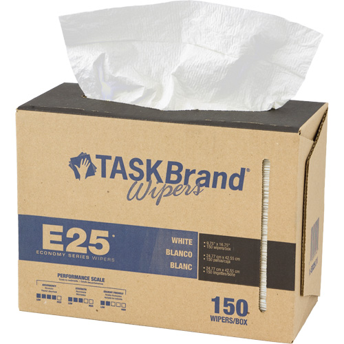 Essuie-tout &eacute;conomique &agrave; renfort tiss&eacute; TaskBrand E25, Tout usage, 16-3/4" lo x 9-3/4" la PB Rental Co. Ltd.