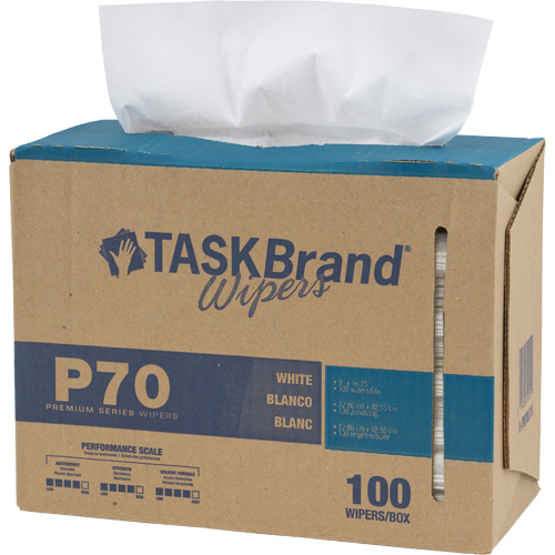 TaskBrand&reg; P70 Premium Series Wipers, Heavy-Duty, 16-3/4" L x 8-1/4" W PB Rental Co. Ltd.