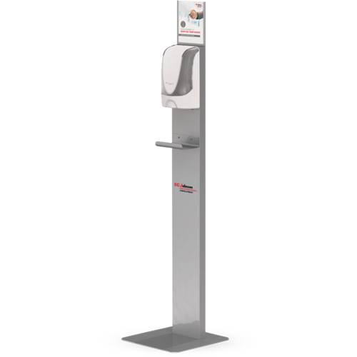 Touch-Free Hand Sanitizer Dispenser Floor Stand PB Rental Co. Ltd.