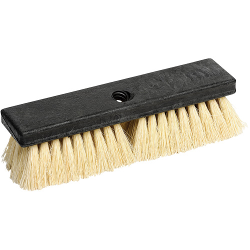 Brush with Threaded Hole, 10" L, Tampico Bristles, White PB Rental Co. Ltd.