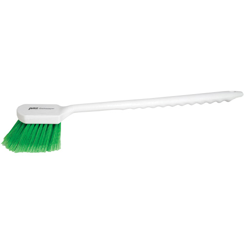 Brosse &agrave; recoins &agrave; manche long, 20" l, Soies PVC, Vert PB Rental Co. Ltd.