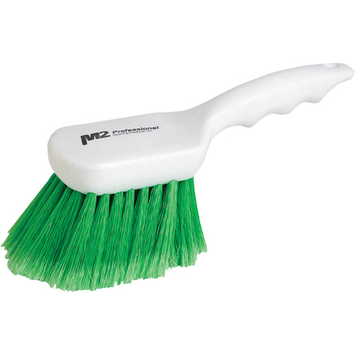 Brosse &agrave; recoins &agrave; manche court, 9" l, Soies Synth&eacute;tique, Vert PB Rental Co. Ltd.