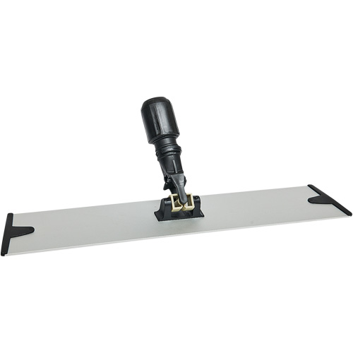 Support de vadrouille &agrave; &eacute;pousseter en microfibres &agrave; boucles et crochets, 18", Aluminium PB Rental Co. Ltd.
