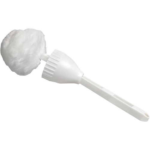 Lavette &agrave; cuvettes avec coupelle, 14-1/2" l, Soies Acrylique, Blanc PB Rental Co. Ltd.