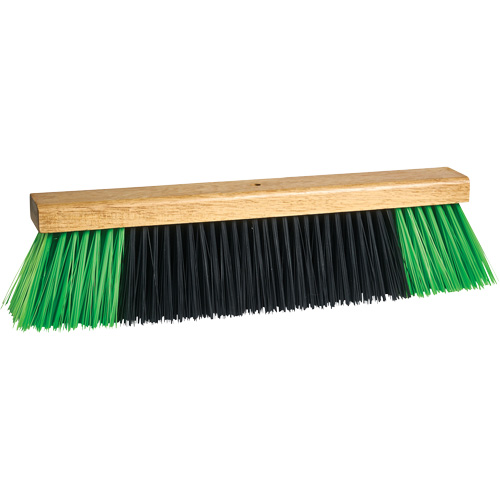 Bulldog Push Broom Head, 18", Coarse, PVC Bristles PB Rental Co. Ltd.