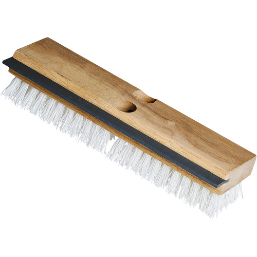 Brosse &agrave; r&eacute;curer utilitaire avec raclette, 11" l, Soies Polypropyl&egrave;ne, Blanc PB Rental Co. Ltd.