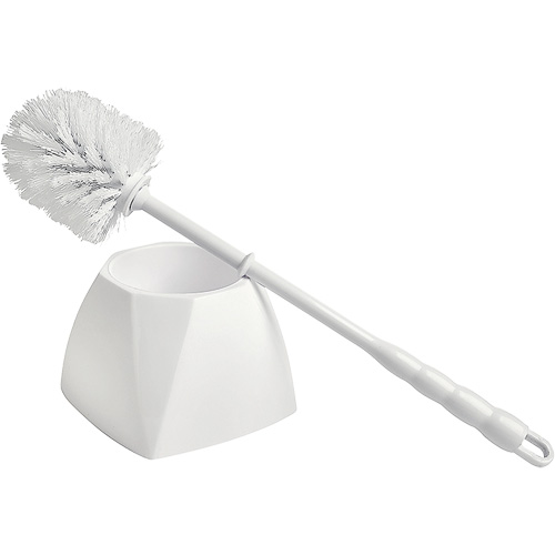 Brosse &agrave; cuvettes avec coupelle, 15-1/2" l, Soies Polypropyl&egrave;ne, Blanc PB Rental Co. Ltd.